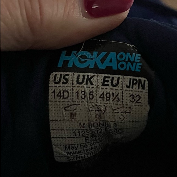 Mens Hoka Bondi Size 14 - Picture 2 of 11